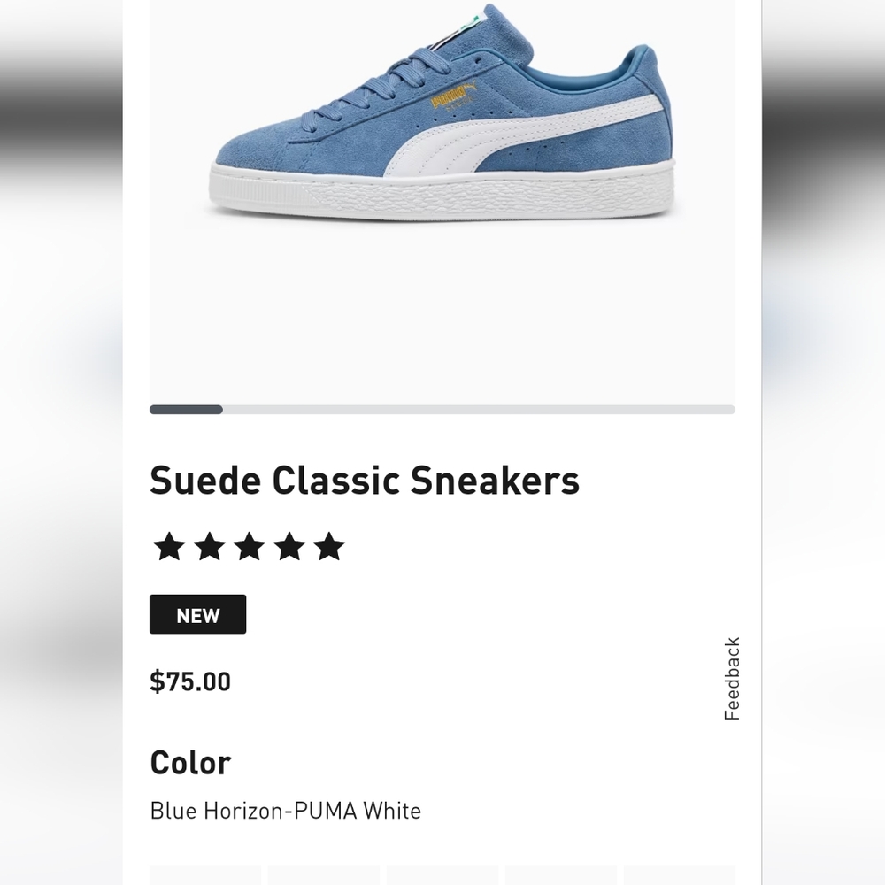 Mene classic  suede  pumas size 11.5